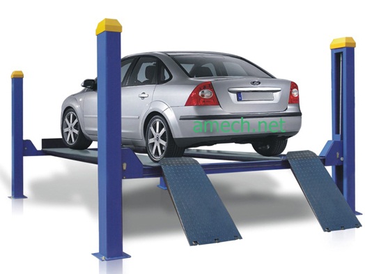 Bàn nâng ô tô kiểu bốn trụ