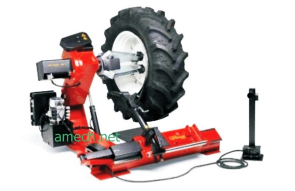 Máy ra vào lốp xe bằng hệ thống thủy lực